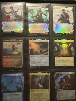 Magic The Gathering Assassins Creed Collection In Vaultx Binder Foils,Lands,etc - Image 4