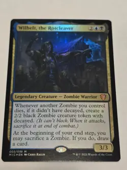 🔥 Wilhelt, the Rotcleaver - Innistrad: Midnight Hunt - FOIL - NM/M! WOW!! - Image 1