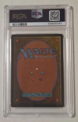 MTG Revised Rare Dual Land SAVANNAH 1994 Magic the Gathering PSA 5 EX - Image 2