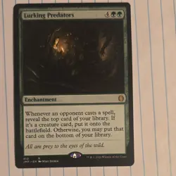 Lurking Predators Jumpstart Regular Rare Enchantment Green Wizards English - Image 1