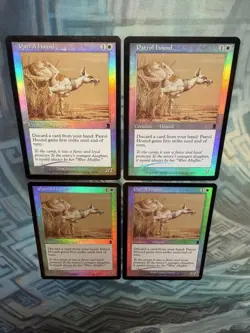 MTG 4X Foil Patrol Hound EX/LP Odyssey - Image 3