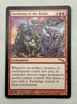 Confusion in the Ranks x1 MTG Mirrodin 1x Magic Good Moderate Play - Image 1