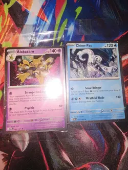 Pokemon TCG Alakazam Cosmos Holo Promo Twilight Masquerade 082/167 [Sealed] - Image 1