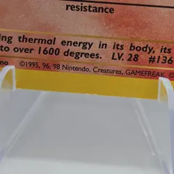 Pokemon TCG Flareon 19/64 Jungle Rare Stage 1 HP70 Regular English Card - Image 2