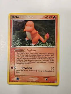 Ditto Charmander Non-Holo Pokemon Delta Species 2005 #61 LP - Image 1
