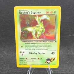 Pokemon TCG Rocket's Scyther 13/132 Gym Heroes Basic Holo Rare HP60 - Image 1