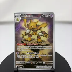 Pokemon TCG Alakazam Black Star Promo Mega Evolution #009 Near Mint Condition - Image 1