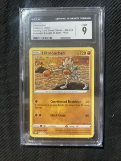Hitmonchan 012/034 TCG Classic Venusaur Deck Holo Pokemon 2023 CGC 9 Mint - Image 1