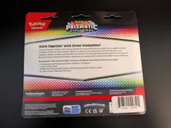 Pokemon TCG Prismatic Evolutions Tech Sticker Collection Blister Glaceon - Image 2