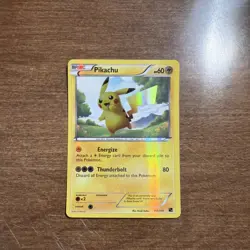 Pokemon Pikachu TCG Black and White Holo Card 115/114 Secret Rare LP Condition - Image 1
