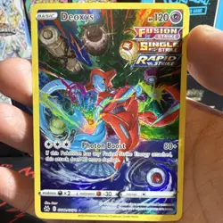 Pokemon Deoxys Ultra Rare Holo GG12/GG70 Crown Zenith Galarian Gallery Fusion R… - Image 1