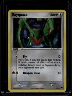 Pokemon TCG Rayquaza 3/17 Pop Series 1 Holo Rare HP - Image 1