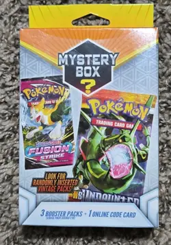 2022 Pokemon TCG Mystery Hanger Box 3 Booster Packs Sealed New - Image 1