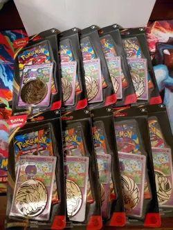 LOT OF 10 Pokemon Mega Evolution Checklane Blisters - Drifblim Packs - Image 1