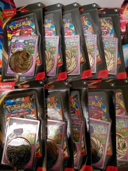 LOT OF 10 Pokemon Mega Evolution Checklane Blisters - Drifblim Packs - Image 3