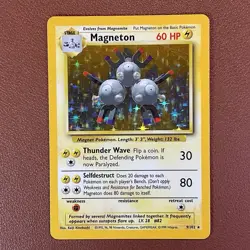Magneton 9/102 - Holo - 1999-2000 Pokemon TCG Base Set - Image 1