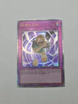 Karma Cut Quarter Century Secret Rare RA04-EN128 Yugioh - Image 1