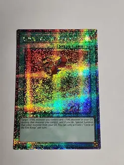 Circle of the Fire Kings RA04-EN195 Quarter Century Secret Rare NM Yugioh - Image 1