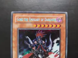Yugioh - Gorz the Emissary of Darkness RP02-EN000 Secret 1996 Cert Original - Image 2