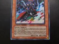 Yugioh - Gorz the Emissary of Darkness RP02-EN000 Secret 1996 Cert Original - Image 3
