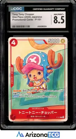 One Piece 2025 Tony Tony Chopper P-101 Promo Japanese CGC 8.5 - Image 1