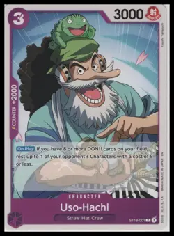 Starter Deck 18: PURPLE Monkey.D.Luffy #ST18-001 Uso-Hachi (ST18-001) - Image 1