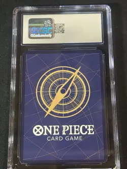 Monkey D Luffy Op07-109 Super Rare - Treasure Rare CGC 10 EN - Image 2