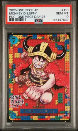 2025 ONE PIECE JPN PREMIUM COLLECTION ONE PIECE DAY'25 MONKEY D LUFFY PSA 10 - Image 1
