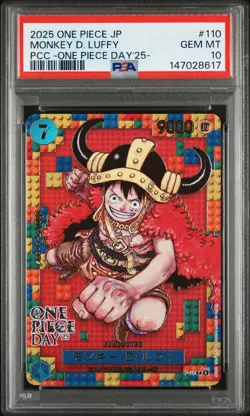 2025 ONE PIECE JPN PREMIUM COLLECTION ONE PIECE DAY'25 MONKEY D. LUFFY PSA 10 - Image 1