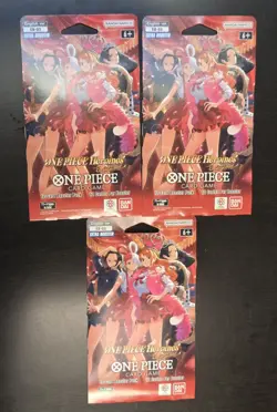 ONE PIECE Heroines EB-03 Sleeved Booster Pack English - Lot Of 3 - Image 1