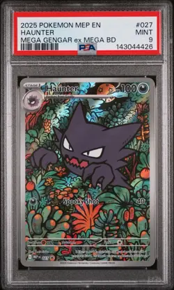 Haunter 027 Me: Mega Evolution Promo Holo Pokemon Card PSA 9 - Image 1