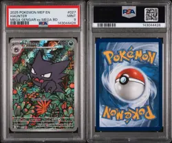 Haunter 027 Me: Mega Evolution Promo Holo Pokemon Card PSA 9 - Image 3