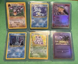 Vintage Pokemon Card TCG Lot 1st Edition Aerodactyl Suicune Kingdra Nidoking - Image 1