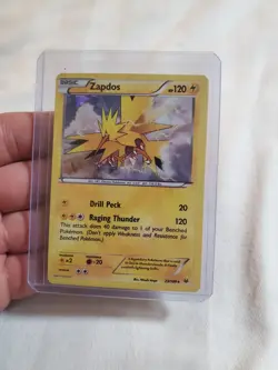 Zapdos 23/108 (Cracked Ice Holo), LP, XY Roaring Skies Promo, Pokemon TCG Card - Image 1
