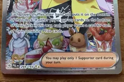 Mint Condition Pokemon TCG Iono Trainer Supporter Full Art Holo Card! - Image 3