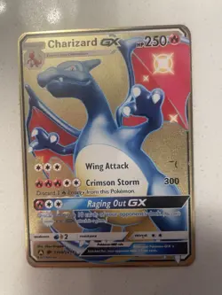 Nintendo Charizard GX SV49/SV94 metal gold card - Image 1