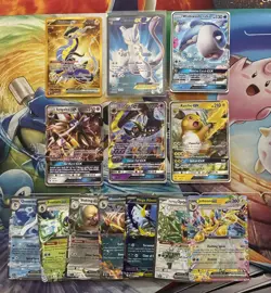Pokemon Card Lot Full Art Alt Art Fire Mewtwo Jolteon Raichu - Image 1