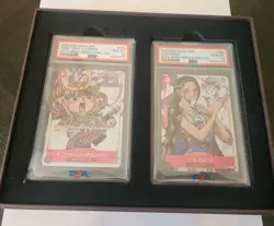 PSA 10 One Piece Card 25th Sequential Set CHOPPER&ROBIN Japanese - Image 1