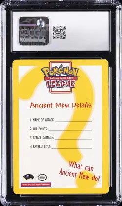 2000 POKEMON MOVIE 2000 INSERT CARD ANCIENT MEW CGC 9 - Image 2