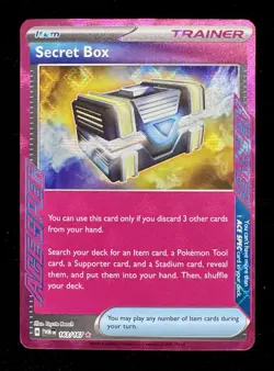 2024 Pokemon TCG Holo Ultra Rare Secret Box Trainer Card - NM - Image 1