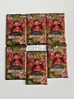 The Best Premium Booster Pack One Piece Card Game PRB01 English (6 packs) - Image 1
