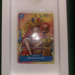 Monkey D Luffy P-043 Promo Card Game NM/M One Piece TCG English - Image 1
