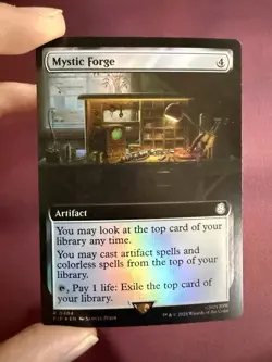 Magic: The Gathering Mystic Forge Foil Rare Artifact Card 2024 - Image 1