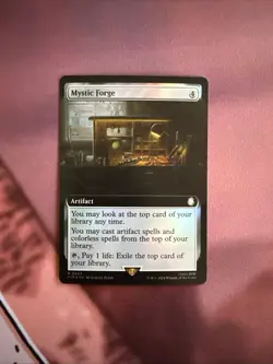 Magic: The Gathering Mystic Forge Foil Rare Artifact Card 2024 - Image 3