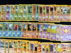 Pokemon WOTC 100 Card Lot Snorlax Tin Base Fossil Jungle Gym Rocket Neo - Image 4