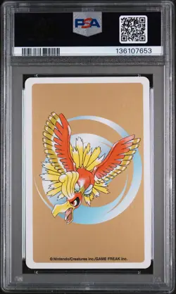 2000 POKEMON GOLD VERSION PLAYING CARDS ACE OF DIAMONDS #158 TOTODILE PSA 10 - Image 2