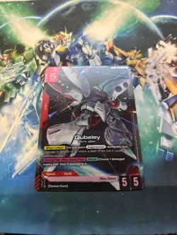 Qubeley (GD02-036) [Foil] (NM) - Gundam Card Game - Dual Impact (ENG) - Image 1