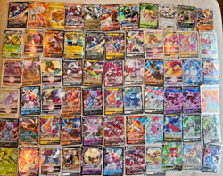 Pokemon 66 Card Lot all V / Ex - Image 1