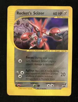 Rocket's Scizor 004/009 Best of Game Promo Card - Image 1