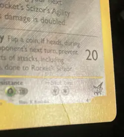 Rocket's Scizor 004/009 Best of Game Promo Card - Image 3